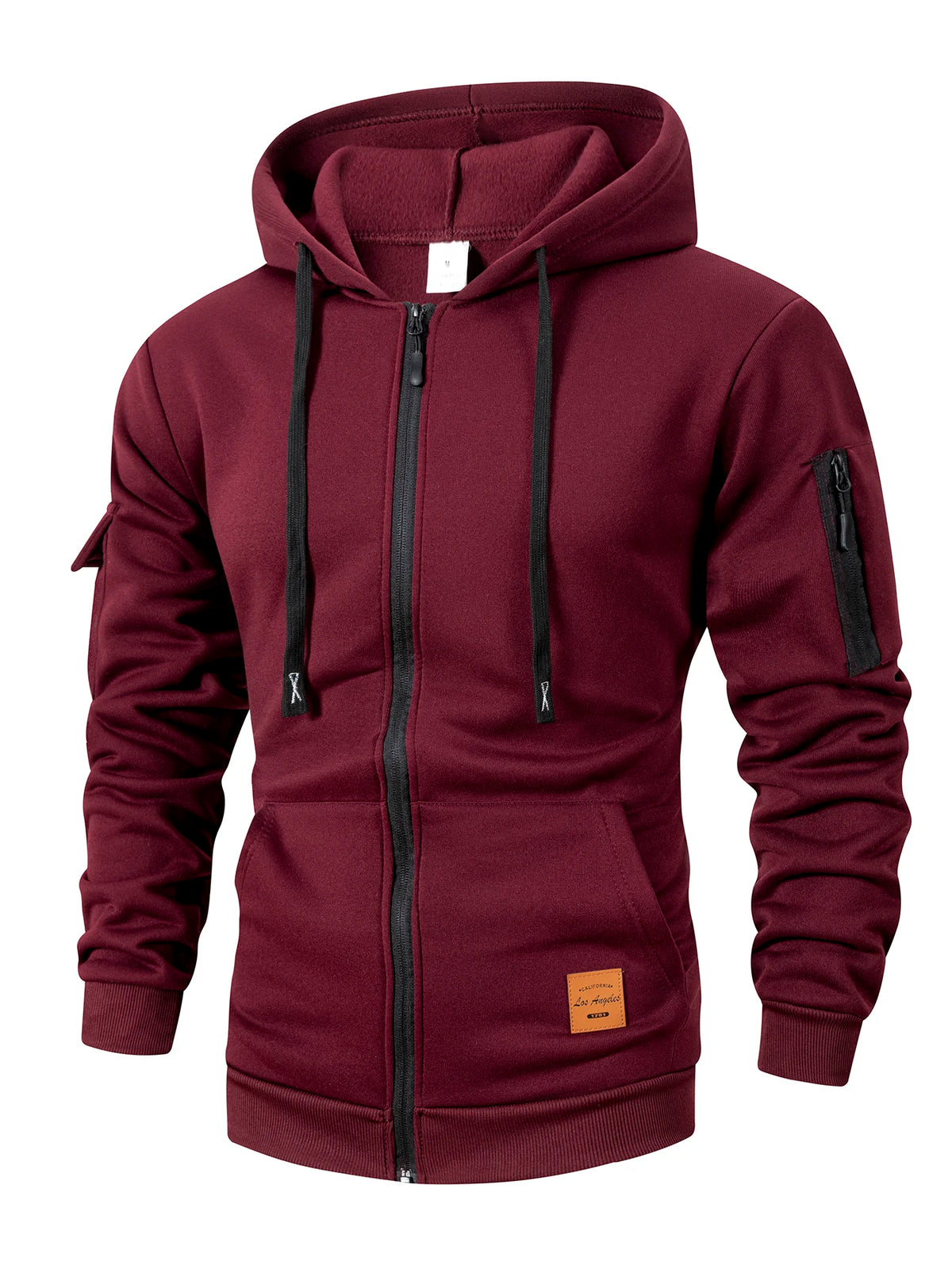 VALORIA | Men’s Hooded Zipper Sweatshirt side view