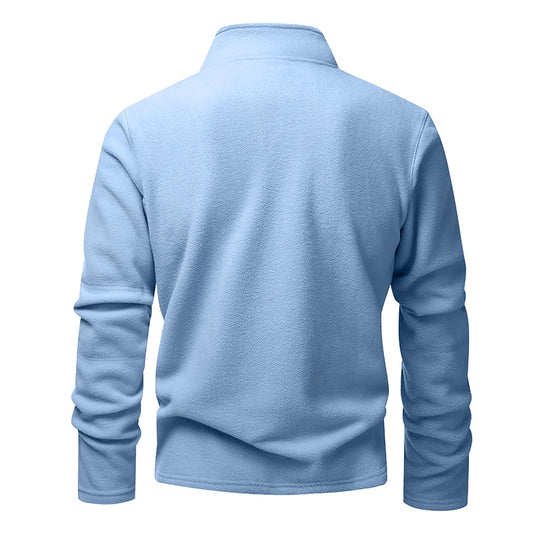 VALORIA | Men’s Warm Fleece Pullover Hoodie front view