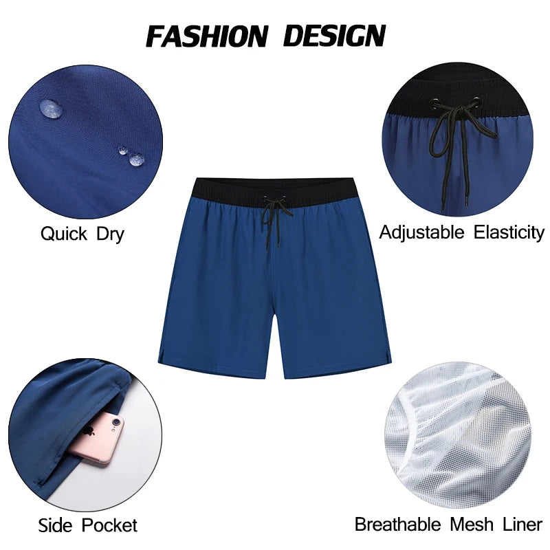 VALORIA | Men’s fashionable quick-dry mesh shorts casual sporty design