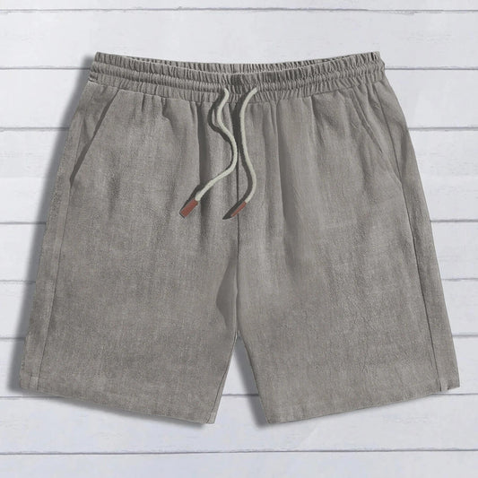 VALORIA | Men’s linen blend casual shorts breathable summer design