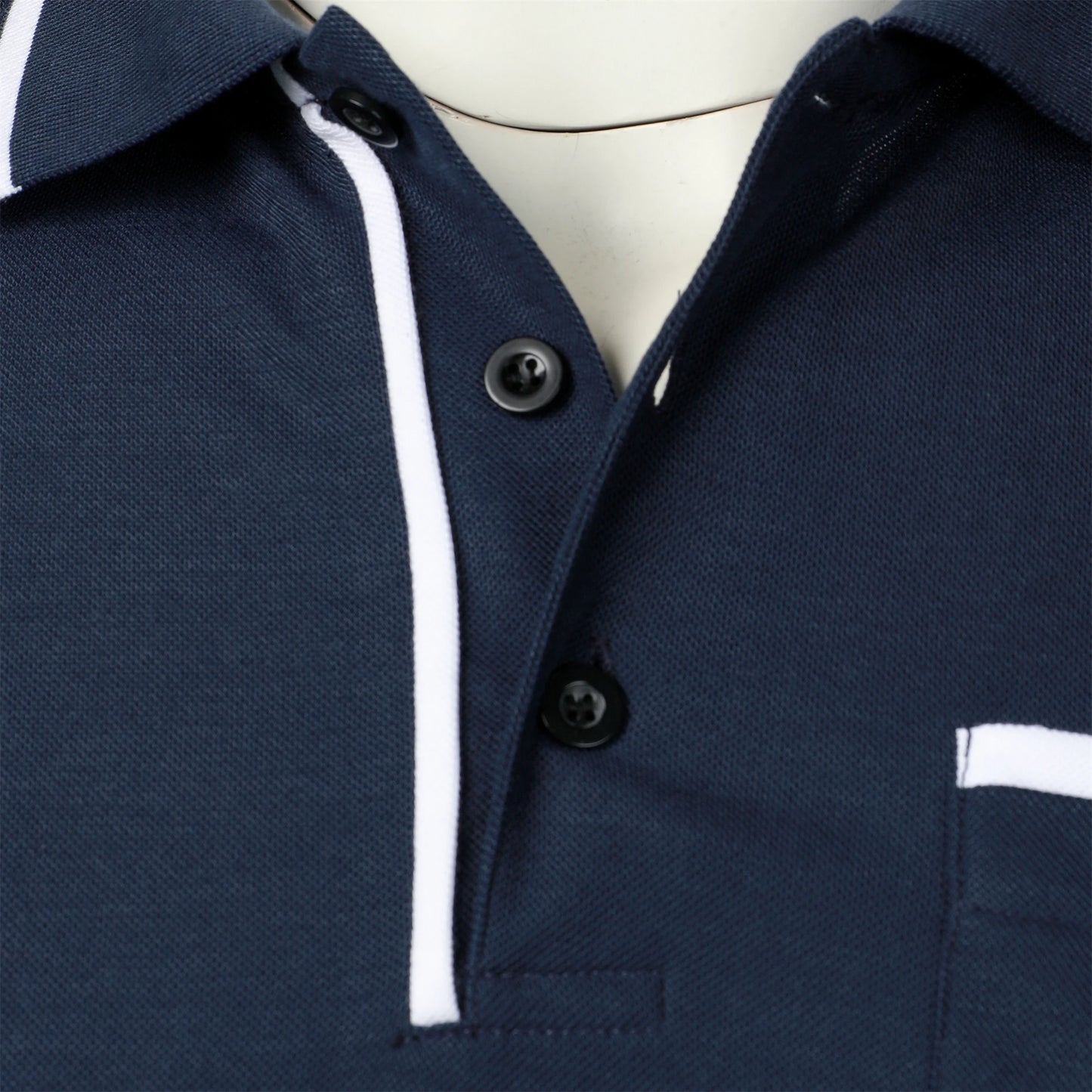 VALORIA | Men’s modern lapel pocket t-shirt t casual style