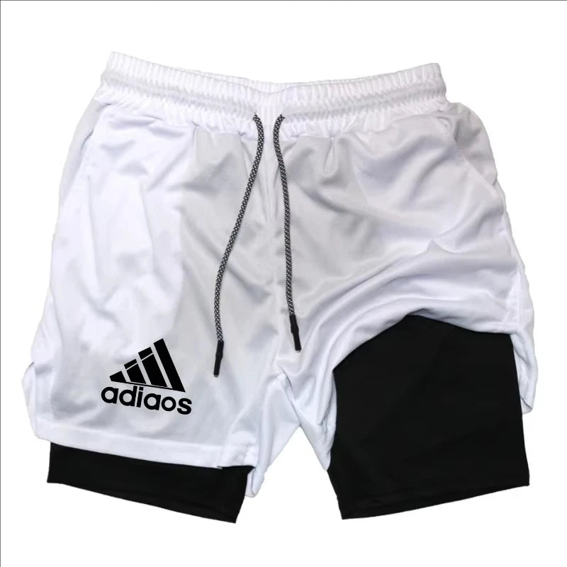 VALORIA | Men’s versatile two-layer quick-dry shorts ideal for running and training