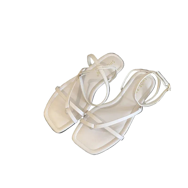 VALORIA | Women’s Elegant Toe-Loop Flat Sandals durable flat footwear with comfortable fit