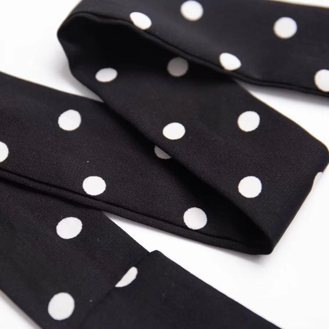 VALORIA | Women’s chic polka dot halter dress perfect for garden parties and special occasions