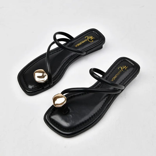 VALORIA | Women’s retro slip-on slippers vintage casual design