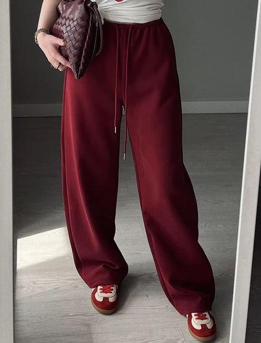 VALORIA | Women’s soft cotton wide leg sweatpants with relaxed comfortable fit