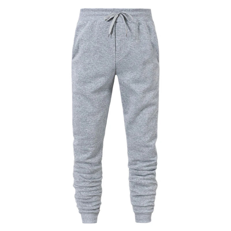 Gray sweatpants on a white background