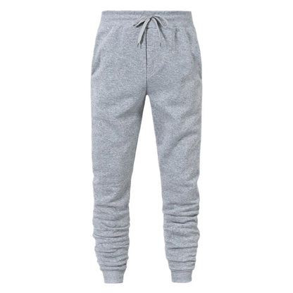 Gray sweatpants on a white background