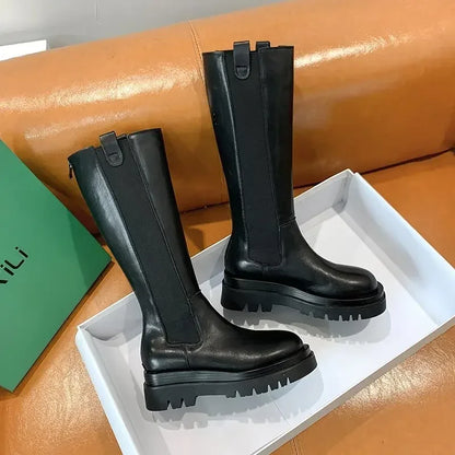 VALORIA | Women’s Knee High Fur Lined Boots