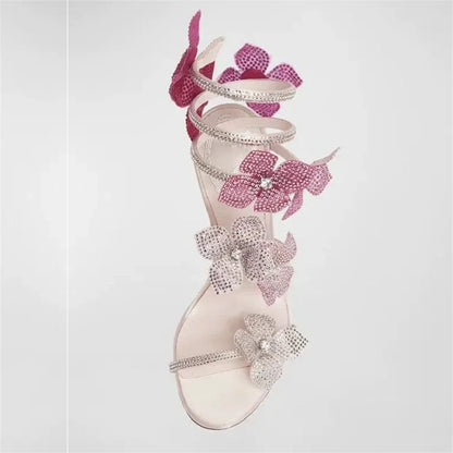 VALORIA | Women’s Crystal Flower Heels