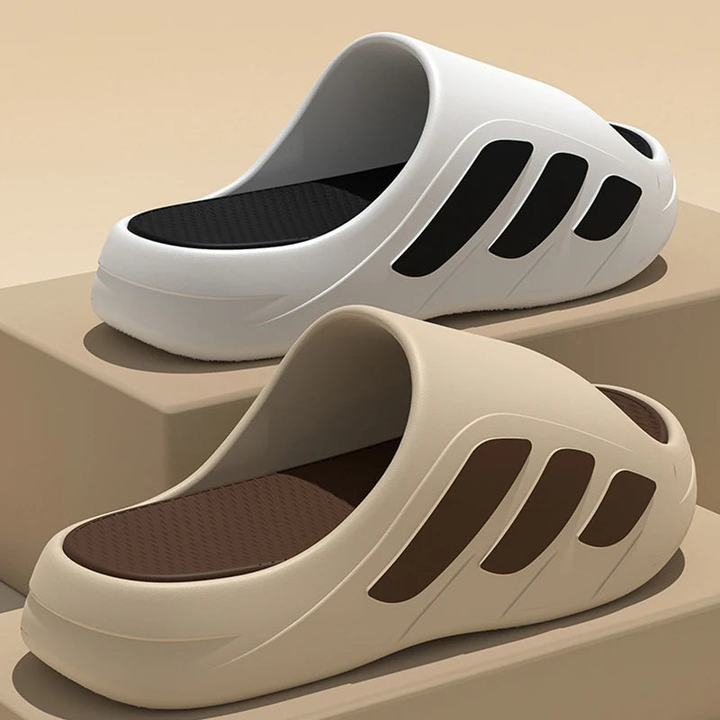 VALORIA | Men’s Anti-Slip Platform Slides lightweight cushioned comfort for everyday wear