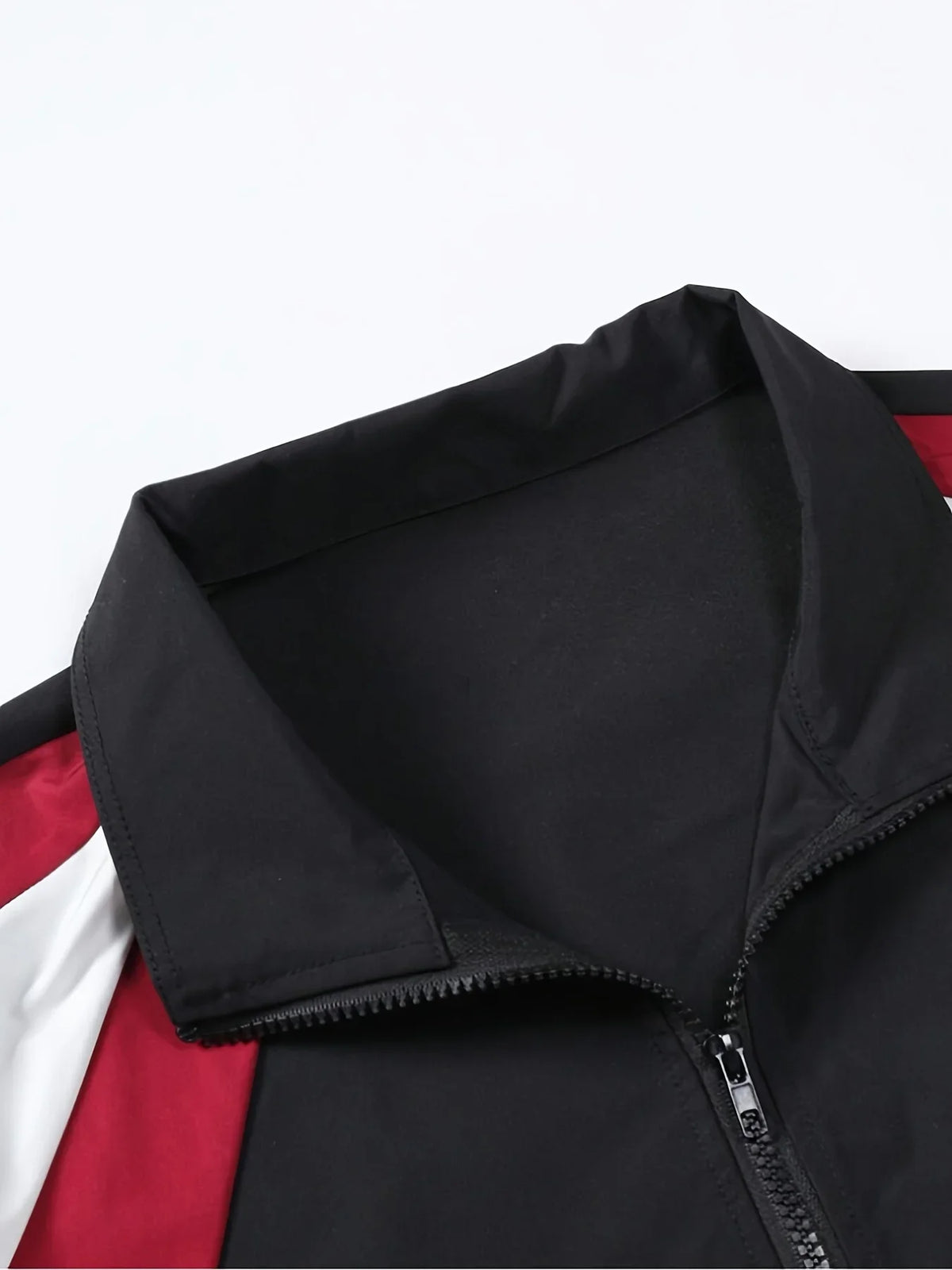 VALORIA | Men’s Color Block Windbreaker Jacket side view