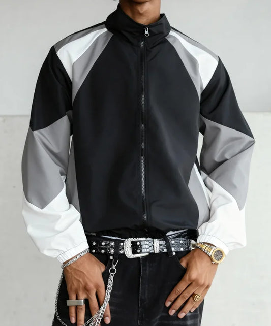 VALORIA | Men’s Color Block Windbreaker Jacket windbreaker design