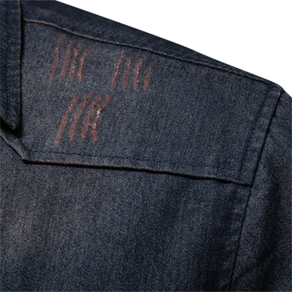 VALORIA | Men’s Cotton Denim Top