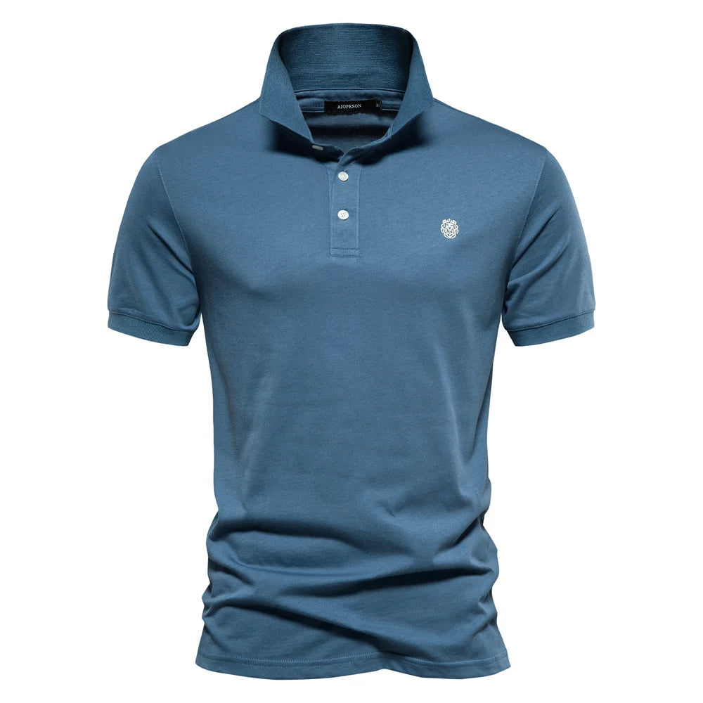 VALORIA | Men’s Cotton Embroidery Polo Shirt