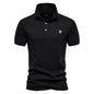 VALORIA | Men’s Cotton Embroidery Polo Shirt stylish short sleeve polo for men