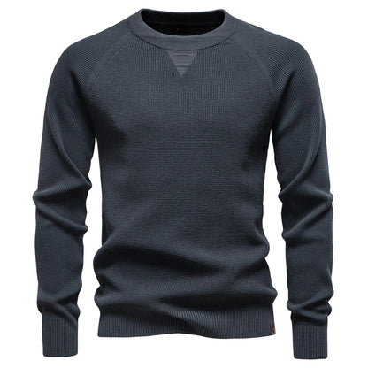 VALORIA | Men’s Cotton Henley Long Sleeve Shirt