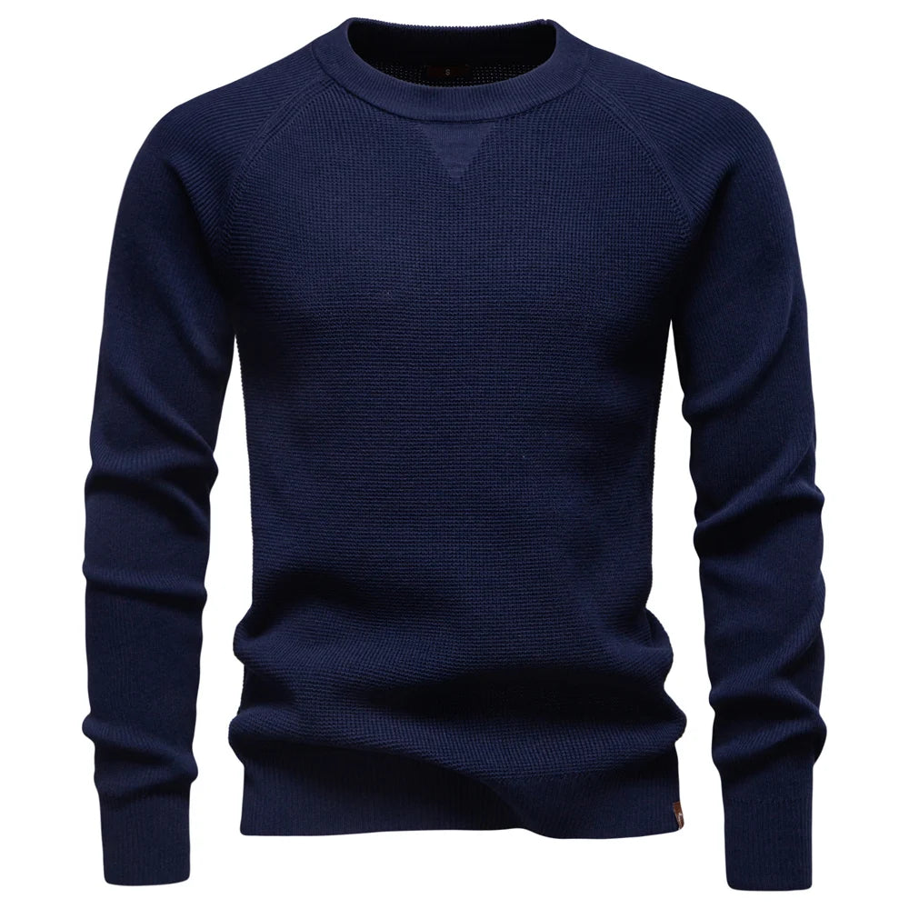 VALORIA | Men’s Cotton Henley Shirt Button Neck
