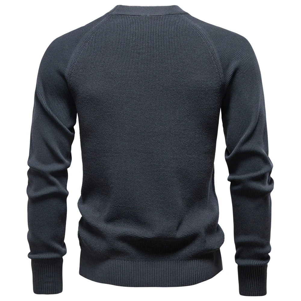 VALORIA | Men’s Cotton Henley Top Versatile Style