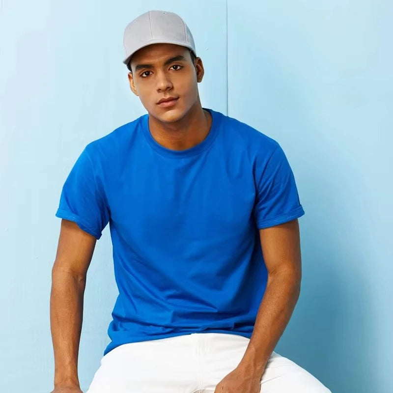 VALORIA | Men’s Cotton O-Neck T-Shirt soft breathable cotton fabric for everyday comfort