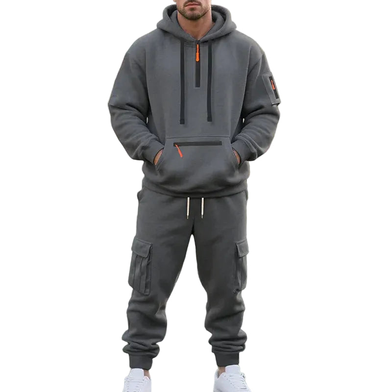 VALORIA | Men’s Fleece Jacket and Joggers Set