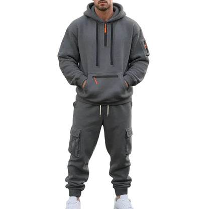 VALORIA | Men’s Fleece Jacket and Joggers Set