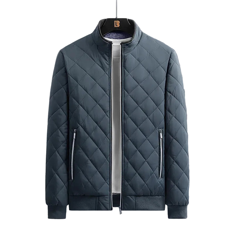 VALORIA | Men’s Fleece Lined Bomber Jacket front view