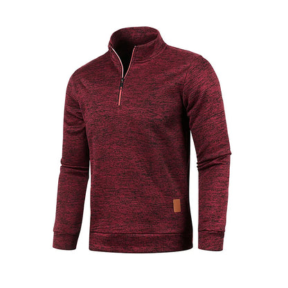 VALORIA | Men’s Half-Zip Turtleneck Sweatshirt