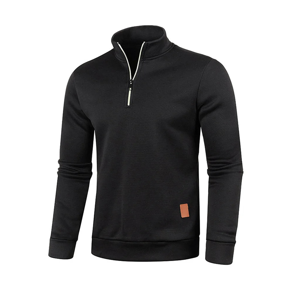 VALORIA | Men’s Half-Zip Turtleneck Sweatshirt for Everyday Wear