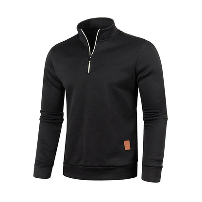 VALORIA | Men’s Half-Zip Turtleneck Sweatshirt for Everyday Wear