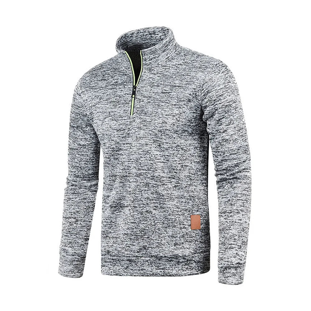 VALORIA | Men’s High Neck Half-Zip Sweatshirt