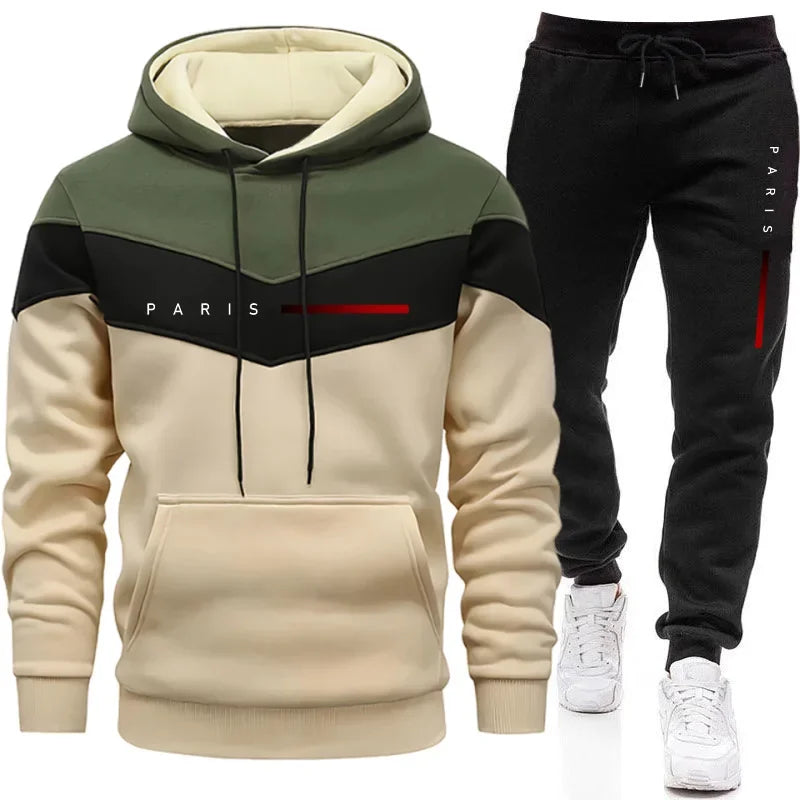 VALORIA | Men’s Hooded Jogger Tracksuit Set