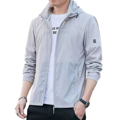 VALORIA | Men’s Hooded Windbreaker Jacket