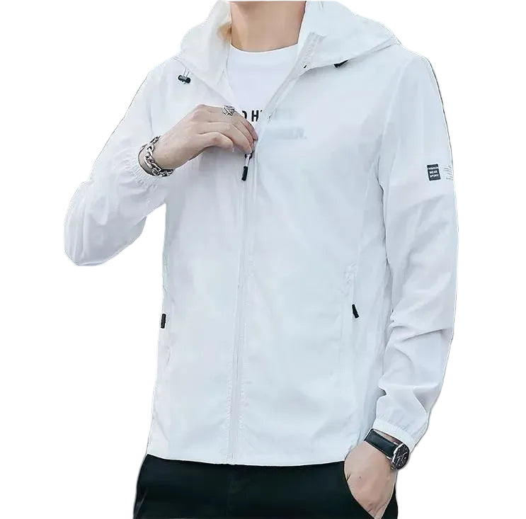 VALORIA | Men’s Hooded Windbreaker Jacket for Outdoor Wear