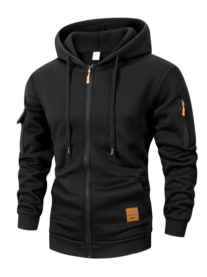 VALORIA | Men’s Hooded Zipper Sweatshirt zip-up style
