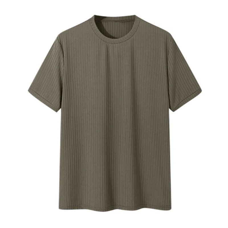 VALORIA | Men’s Lightweight Draped T-Shirt soft lightweight material with relaxed draped fit