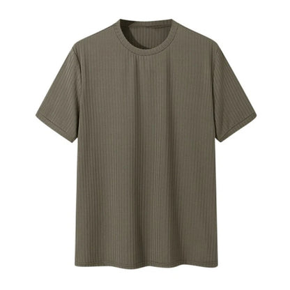 VALORIA | Men’s Lightweight Draped T-Shirt soft lightweight material with relaxed draped fit