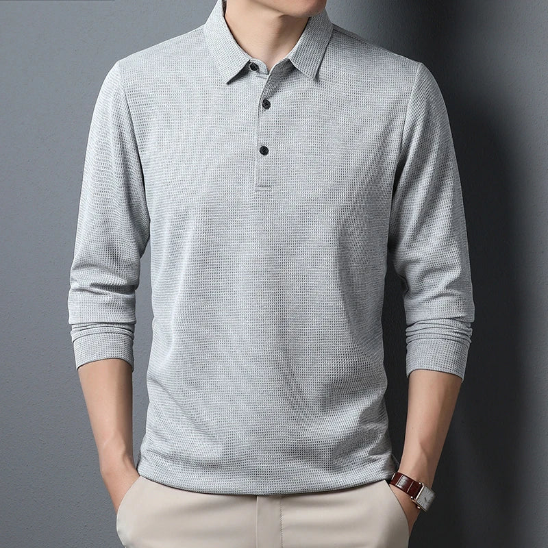 VALORIA | Men’s Long Sleeve Polo Shirt