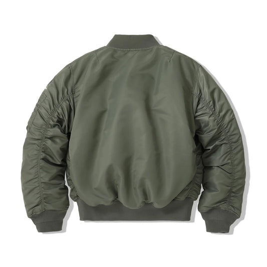 VALORIA | Men’s Nylon Padded Bomber Jacket front view
