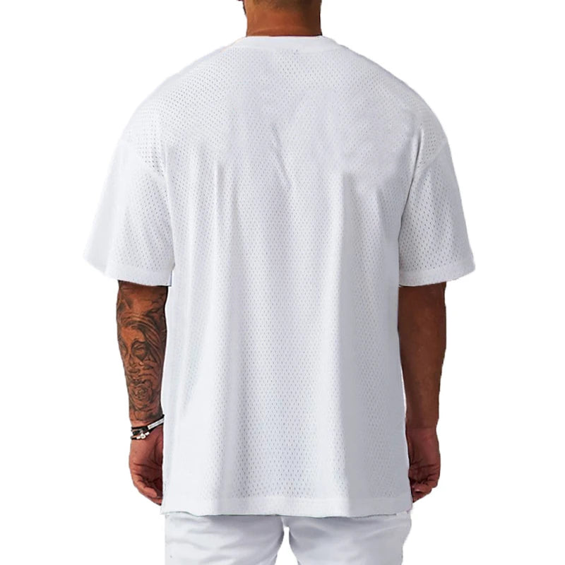 VALORIA | Men’s Oversized Quick-Dry Mesh Shirt comfortable casual shirt for sports and leisure