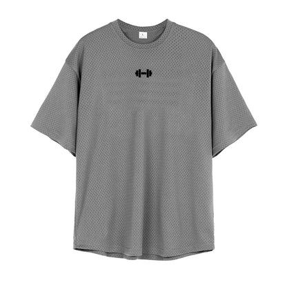 VALORIA | Men’s Oversized Quick-Dry Mesh Shirt quick-drying performance fabric for all-day freshness