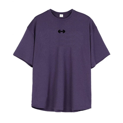 VALORIA | Men’s Oversized Quick-Dry Mesh Shirt versatile casual top with lightweight comfort
