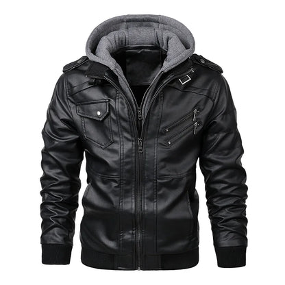 VALORIA | Men’s PU Leather Jacket