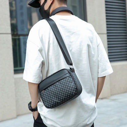 VALORIA | Men’s PU leather messenger bag sleek modern design