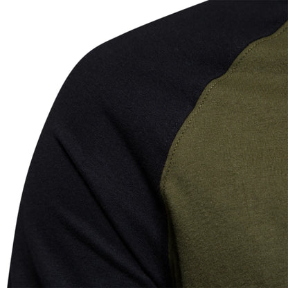 VALORIA | Men’s Patchwork Long Sleeve T-Shirt
