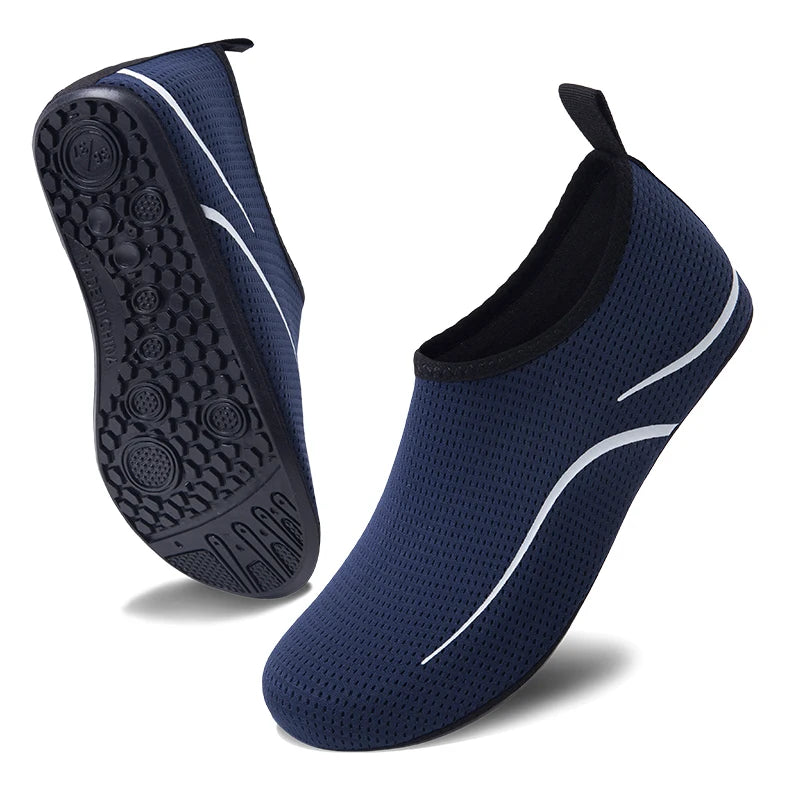 VALORIA | Men’s Quick-Dry Aqua Shoes flexible non-slip sole for secure footing on wet surfaces