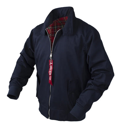 VALORIA | Men’s Retro Bomber Jacket side view