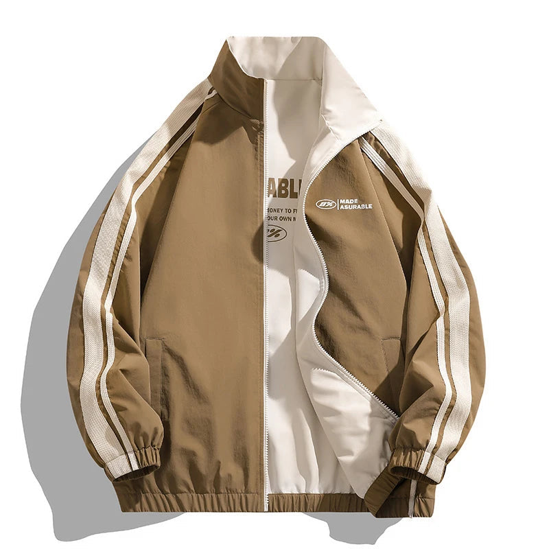 VALORIA | Men’s Reversible Windbreaker Jacket reversible design