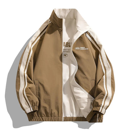 VALORIA | Men’s Reversible Windbreaker Jacket reversible design