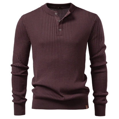 VALORIA | Men’s Ribbed Stripe Polo Shirt men’s polo top